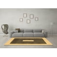 thumbnail image 3 of Ahgly Company Indoor Square Abstract Brown Contemporary Area Rugs, 8' Square, 3 of 4