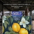 thumbnail image 3 of High Precision Body Weight Scale Smart Bathroom Scales with Large LCD Display(400lbs),Decorative for Bedroom-Lemon Blossoms And Lemons On Branches Vintage Style, 3 of 4