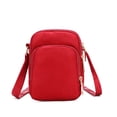thumbnail image 3 of Bolso de hombro informal para teléfono móvil para mujer, ligero, tipo bandolera, de nailon, de gran capacidad, 3 of 6