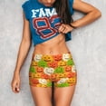 thumbnail image 3 of Goofa Cartoon Pumpkins Printed Workout Shorts Women Seamless Scrunch Butt Lifting High Waisted Gym Booty Shorts Elastic Workout Shorts-Medium, 3 of 8