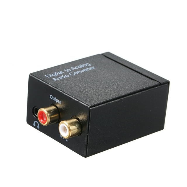 Yeacher Convertisseur Audio Numérique vers Anolog Coaxial Ou Toslink Signaux Audio Numériques vers Commutation Audio Analogique