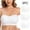White, variant on LYEAA Seamless Bras for Women Pack of 3 Wireless Plus Size Padded Strapless Convertible Stretch Push Up Bandeau Solid Invisible Support Clear Strap Breathable Comfortable Soft Everyday Bra Beige S