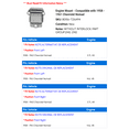 thumbnail image 2 of Engine Mount - Compatible with 1958 - 1961 Chevy Nomad 1959 1960, 2 of 2