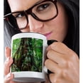 thumbnail image 2 of 3drose, Chataignier Tree, Dominica, 15oz Two-tone Black Mug, 2 of 6
