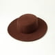 thumbnail image 4 of ¡Rebaja! Sombrero de copa Fdelink, color moderno, estilo canotier, sombrero de invierno cálido para exteriores, color caqui., 4 of 4