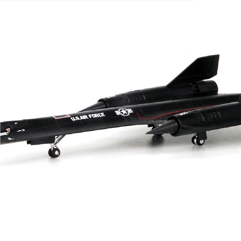 1:144 Blackbird SR-71 Reconnaissance Aircraft Alloy Aircraft Plane Metal Fighter for Collection