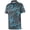 Black Blue, variant on Mens Golf Shirt Hawaiian Polo Shirt Short Sleeve Dry Fit Performance Moisture Wicking Collared Polo Shirt With Print Flamingo Blue MPO04 L