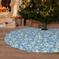 thumbnail image 6 of Yiaed Floral Retro Style Print Christmas Tree Skirt , Tree SkirtsTree Mat for Christmas Winter Holiday Indoor Decorations-36", 6 of 7