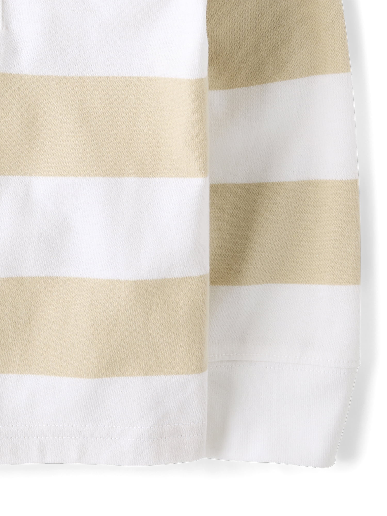 The Children's Place Baby & Toddler Boys Long Sleeve Striped Rugby Polo, Sizes 6M-5T