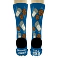 thumbnail image 5 of ThisWear Humor Gifts Bring Me Some Cookies Cookie Themed Socks Funny Message Socks 1-Pair Novelty Crew Socks, 5 of 5