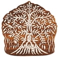thumbnail image 1 of IBA Indianbeautifulart Textile Printing Block Tree Hand Carved Wooden Stamp Wood Block Printing Textile Stamp For Fabric/ Pottery Blocks- 5 Inches, 1 of 6