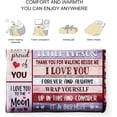 thumbnail image 4 of Blanket for Wife 60''x 80" to My Wife Throw Blanket I Love You Super Soft Throw Blankets Gift for Birthday, Mothers Day, Valentines Day,Christmas,Anniversary, 4 of 5