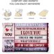 thumbnail image 4 of LHSHID Blanket Gifts for Wife Romantic Anniversary Birthday Gifts for Wife Her I Love You Presents for Wife from Husband to My Wife Warm Gifts for Christmas Valentine's Mother's Day, 4 of 7