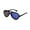 Black/Blue, variant on Newbee Fashion - "Zay" Kids Boys Cool Look Plastic Aviator Style Comfortable Flash Lens Sunglasses UV Protection