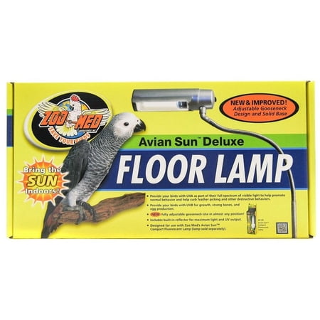 Zoo Med Avian Sun Deluxe Floor Lamp [Bird Lighting, Bird Supplies] 1 count