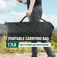 thumbnail image 5 of AMTPM Folding Camping Table Portable Outdoor Table(No Net Bag), Lightweight 0.5mm Steel Lightweight Camping Table,   for Indoor & Outdoor Picnic Hiking, Backpacking, Beach，37"x 22", 5 of 12