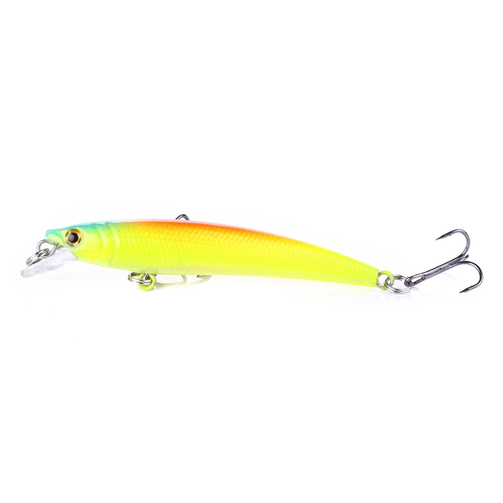 HENGJIA Minnow Bass Fishing Lures, Jerkbait Lure Set Hard Baits Crankbait for Catfish Trout Walleye Fishing Bait 12Pcs/kit