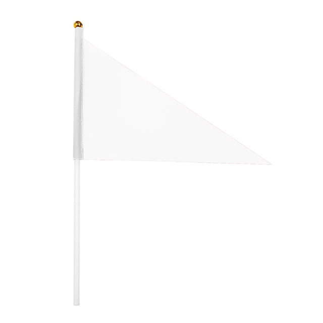 Versatile Set Of 20 Orange Triangle Flags For Garden Marking Dog Training And Events With A Variety Of Functional Flags