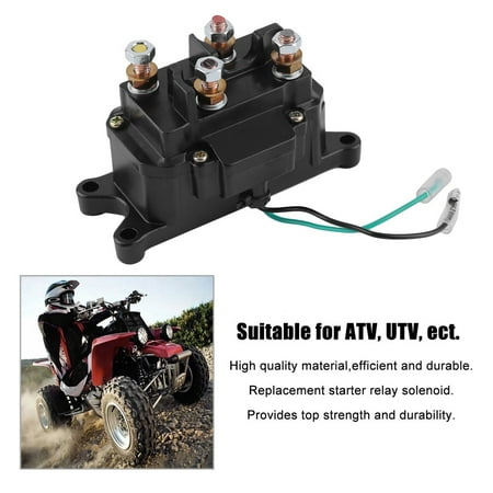 CNMODLE Metal Contactor Winch Rocker COMBO 12V Solenoid Relay Thumb Switch For ATV UTV Electric Winch Rocker Thumb Switch
