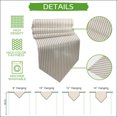 thumbnail image 5 of Thin Beige Striped Table Runner Linen Burlap Table Runner 90 Inches Long Farmhouse Modern Stripes Dresser Scarves for Kitchen Island Coffee Dining Room Party Wedding Banquet Holiday Decor 13"x90", 5 of 8