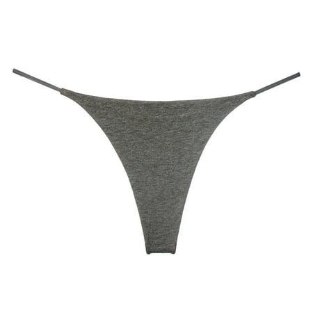 LARUYEKO Women s Sexy Thong Low Rise Double Layer Bikini Briefs Women s Cotton Underwear High Waisted Ladies Full Coverage Panties High-Cut Stretch Cool Underwear
