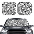 thumbnail image 2 of Salouo skull pirate Pattern Car Windshield Sun Shade Foldable | Front Windshield Shade for Sun, Heat and UV Rays | Interior Sun Protection-Large, 2 of 6