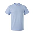 thumbnail image 2 of COUVER Durable High Density Cotton Heavyweight T Shirt Light Blue X-Large (Mens), 2 of 5