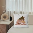 thumbnail image 2 of Groovy Retro Boho Christmas Ornaments Decor Pillowcase,Hippie VW Van Bus Tis The Season Xmas Christmas Tree Decor Decorative Throw Pillow Cover 18x18,Christmas Winter Decorations Pillow Cover, 2 of 3