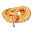 thumbnail image 1 of Juguete de peluche Sunnimix Serpiente de 200 cm con lenguas rojas figura de Animal de simulación amarillo, 1 of 8