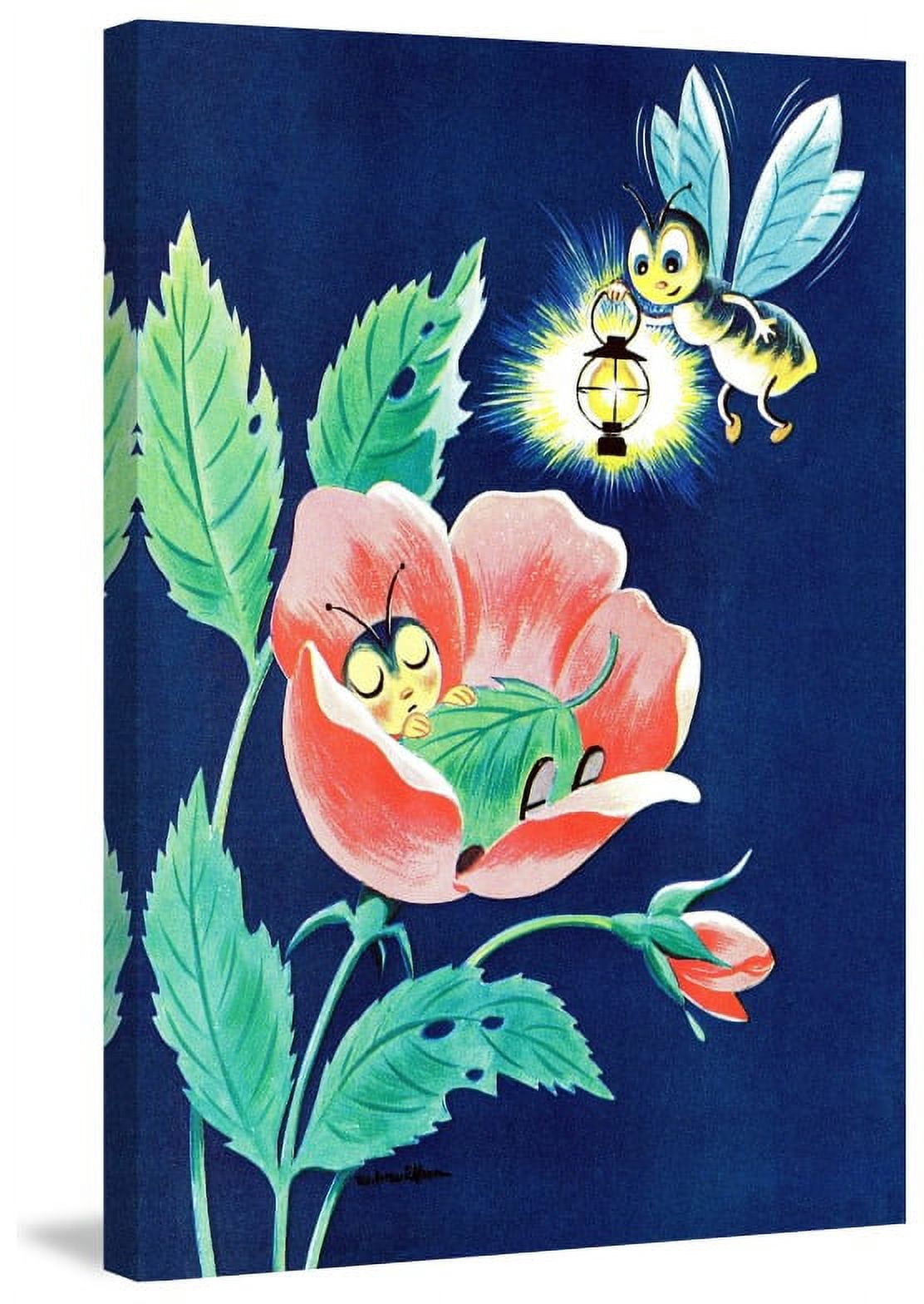 Marmont Hill "Sleeping Bug" by Curtis Painting Print on Canvas