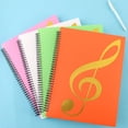 thumbnail image 3 of RABBITH Letter Size File Folder Spiral Binding Sheet Music Binder Folder 20 Sleeves Writable Pages for Student Teacher School, 3 of 19