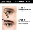 thumbnail image 4 of Khasana Long-Lasting Waterproof Eyebrow Liner, Makeup Brow Definer Pencil for Perfect brows, Eye Makeup Smudge-proof, Longwearing with Smooth Creamy Tip #22 Light Brown, 4 of 9