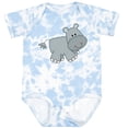 thumbnail image 3 of Inktastic Cute Smiling Baby Hippo Boys or Girls Baby Bodysuit, 3 of 5