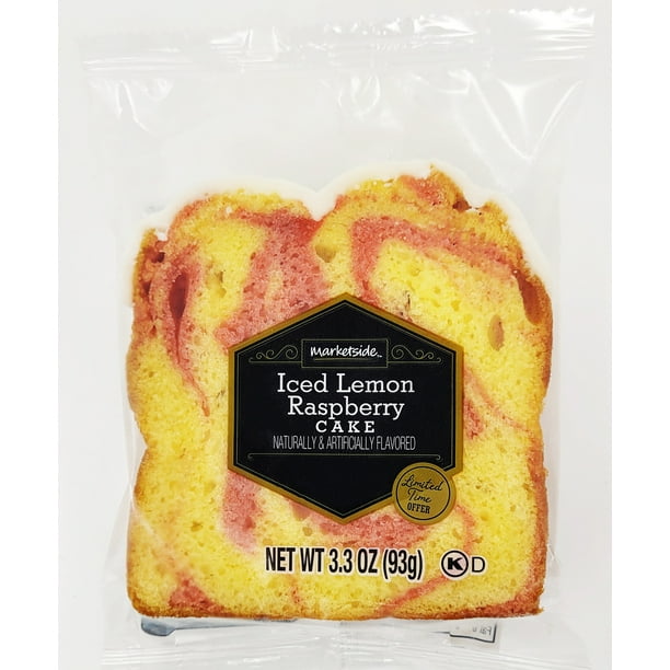 Marketside Lemon Raspberry Swirl Iced Sliced Cake Marketside Lemon Raspberry Swirl Iced Sliced Cake