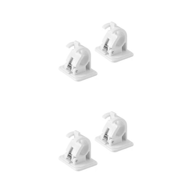 Billuyoard 2 soportes de accesorios funcionales blancos para una fácil instalación en cualquier habitación Soporte de barra autoadhesivo blanco blanco 2Conjunto