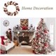 thumbnail image 5 of Banner de Navidad, decoración de Navidad, Banner de Navidad con arpillera en forma de calcetín. Feliz Sencillez, 5 of 5