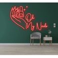 thumbnail image 2 of Glowneon Nail Salon Neon Signboard, Nail Salon Decor, 2 of 2