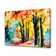 thumbnail image 1 of Póster de lienzo con pintura al óleo de bosque, decoración de dormitorio, paisaje deportivo, decoración de oficina, regalo, estilo marco, 20 x 30 cm, 1 of 8