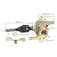 thumbnail image 3 of ATV Reverse Gear Box Assembly Transmission Drive by Shaft & Differential Case Housing for 110cc 125cc 150cc Horizontal Engine ATV UTV Quad Go Kart Buggy 4 Wheelers Golf Carts (425mm Shaft), 3 of 9