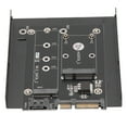 thumbnail image 2 of Adaptateur SATA 2 en 1 MSATA/M2 NGFF SSD vers Convertisseur SATA3 Double Port avec 3,5 Pouces Support de Disque Dur Accessoires Informatiques, 2 of 14