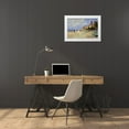 thumbnail image 3 of Monet, Claude 24x17 White Modern Wood Framed Museum Art Print Titled - Plage de Trouville, 3 of 4