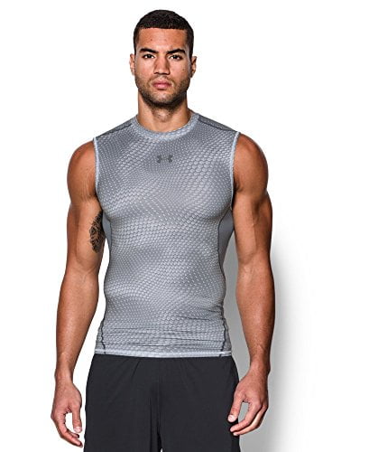 under armour heatgear sleeveless compression shirt