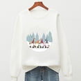 thumbnail image 5 of CEHVOM Noël Femmes Casual Manches Longues Imprimé Sweat-Shirts Tops, 5 of 5