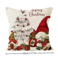 thumbnail image 2 of Fridja Christmas ornaments Christmas Dwarf Linen Pillowcase, 2 of 4