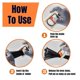thumbnail image 2 of Zip Tie Organizer,Reusable Zip Tie Holders Band,Cable Tie Organizer,Cable Tie Bracket for Wire Ties, 2 of 5