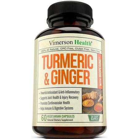 Curcumin with Ginger & Bioperine - Best Vegan Joint Pain Relief (Best Place To Grow Ginseng)