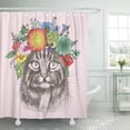 thumbnail image 1 of Juego de Cortinas de Ducha ABPHQTO Gato Maine Coon 165x180 cm, 1 of 2