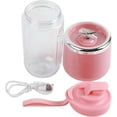 thumbnail image 1 of HUGFEGWE 300ML Portable Blender, Personal Blender for Shakes and Smoothies, Portable Blender with 6 Blades, USB Charging Travel Blender for Fruit Juices(pink) CA919-144920, 1 of 9