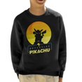 thumbnail image 1 of Detective Pikachu Silhouette Kid's Sweatshirt, 1 of 3