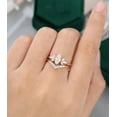 thumbnail image 3 of KANISHKAGEMS&JEWELS Marquise 1CT Moissanite Bridal Set Colorless Moissanite Ring Set Marquise Engagement Ring Set Wedding Anniversary Gift For Woman, 3 of 6